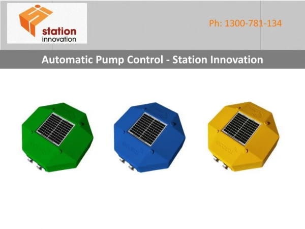 Automatic Pump Control - Station Innovation