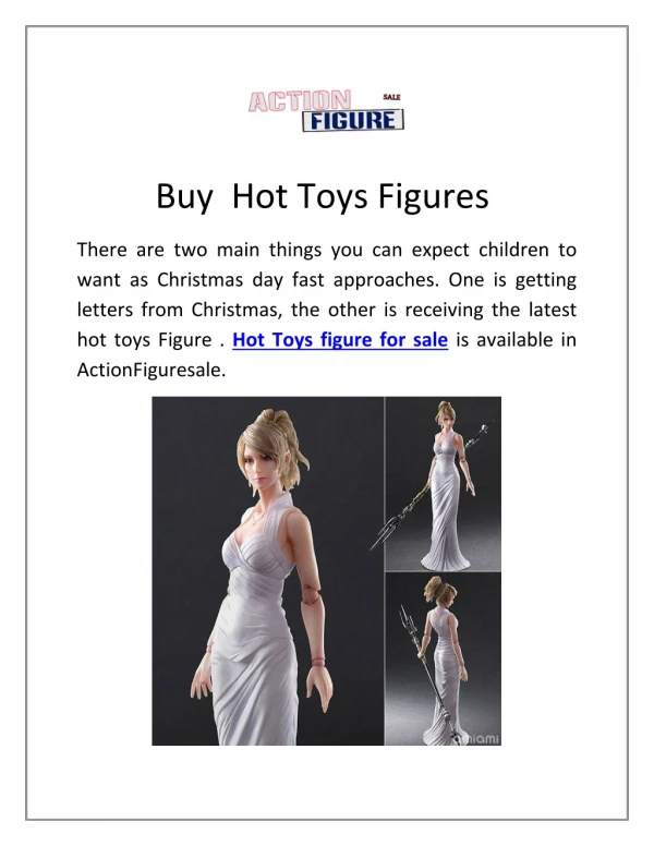 Hot Toys Figures For Sale