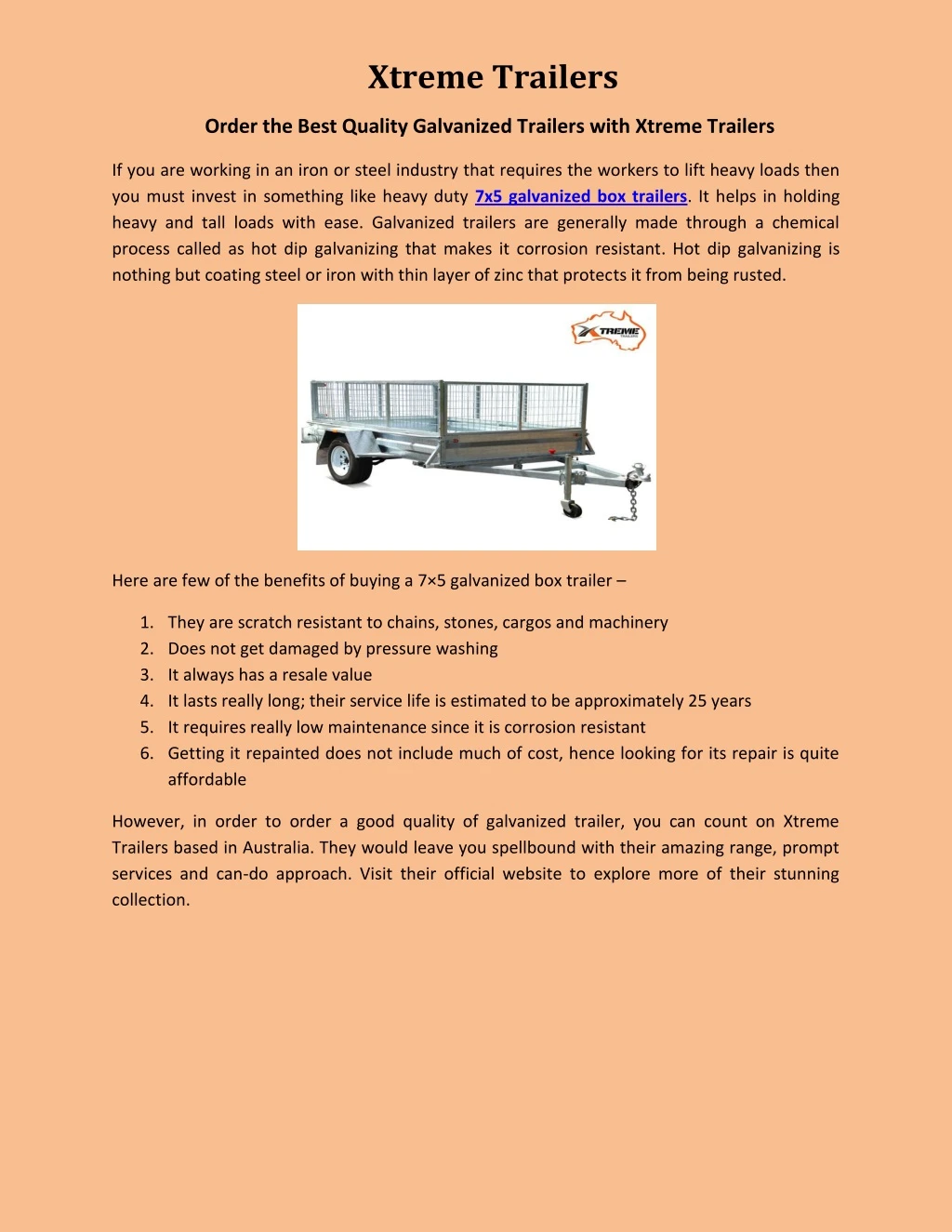 xtreme trailers