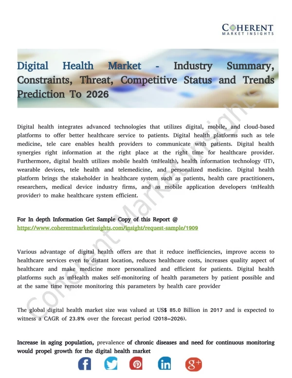 digital health market digital health market