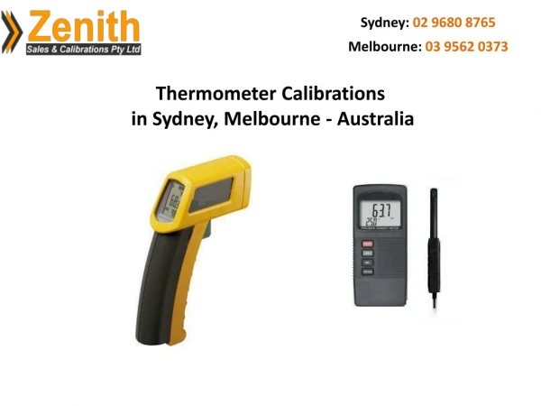 Thermometer Calibrations in Sydney, Melbourne – Australia