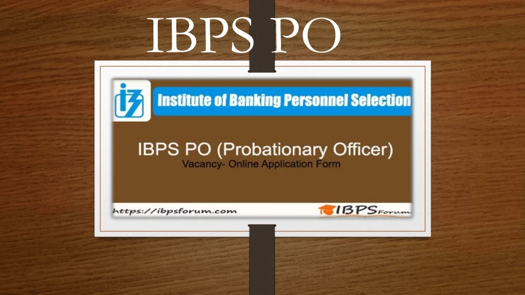 ibps po