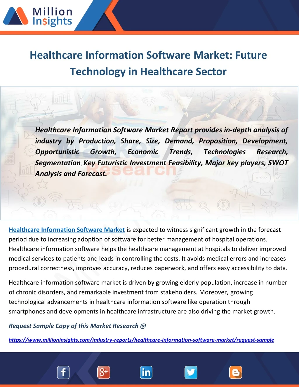 healthcare information software market future