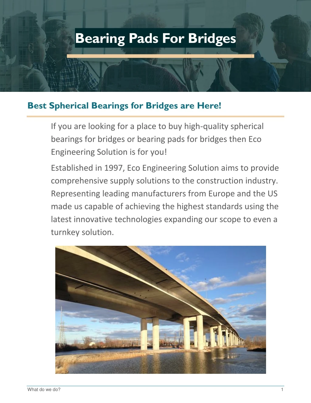 bearing pads for bridges