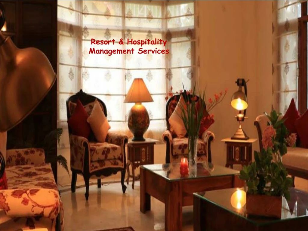 resort hospitality management services