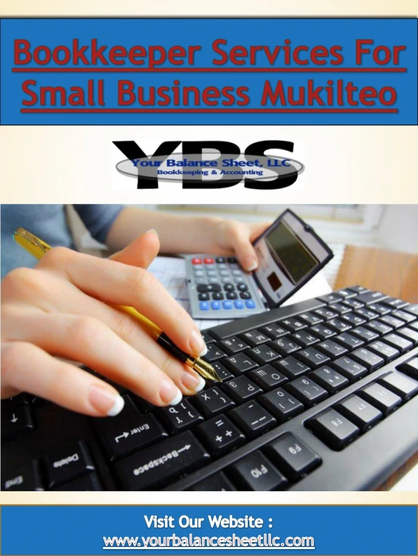 Bookkeeper Services For Small Business Mukilteo
