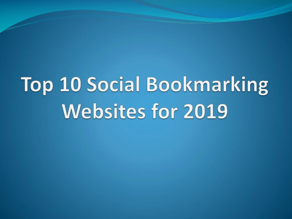 top 10 social bookmarking websites for 2019