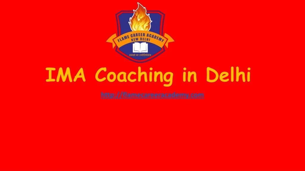 ima coaching in delhi