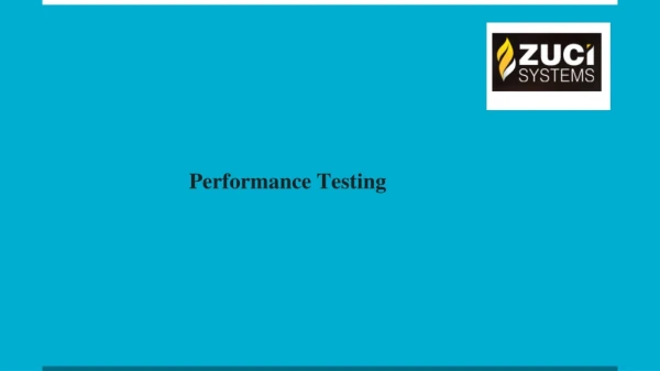 Software QA | Software Testing Company | Performance Testing | Zuci Systems