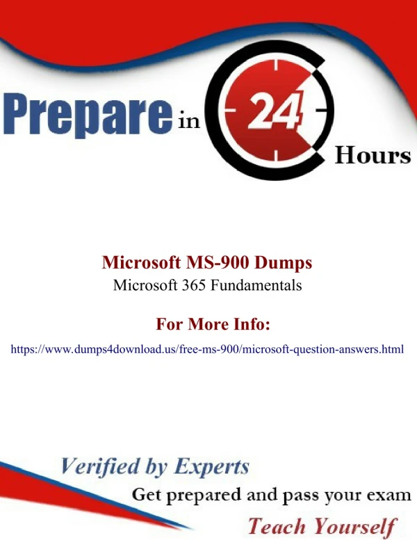 Latest Microsoft MS-900 Exam Question - Free 3 Months Updates |Dumps4download