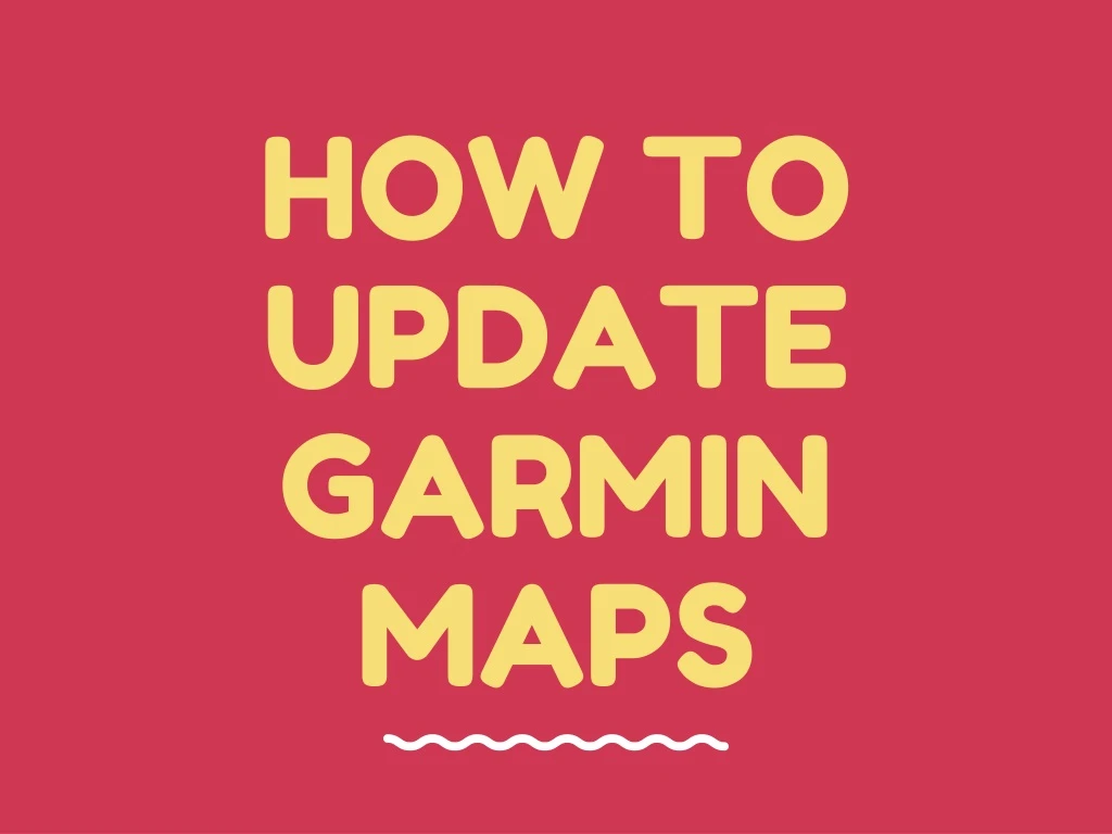 how to update garmin maps