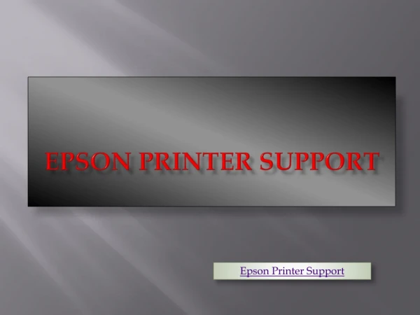 Epson Printer Support | Epson Printer Customer Support