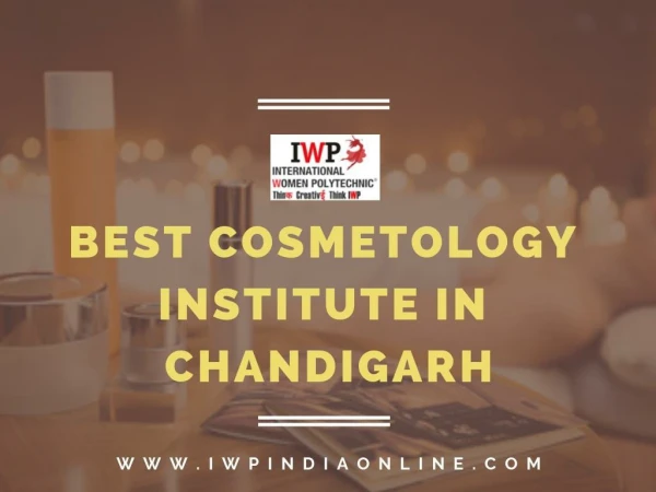 Best Cosmetology Institute in Chandigarh