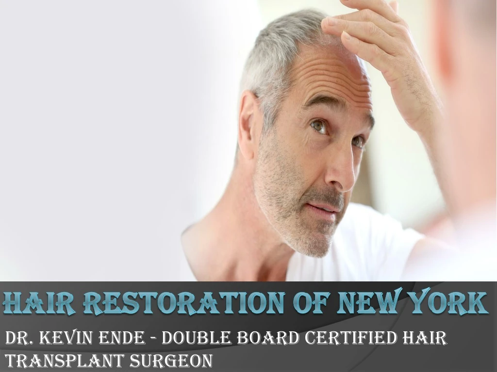 dr kevin ende double board certified hair transplant surgeon
