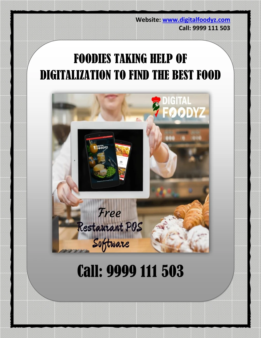 website www digitalfoodyz com call 9999 111 503