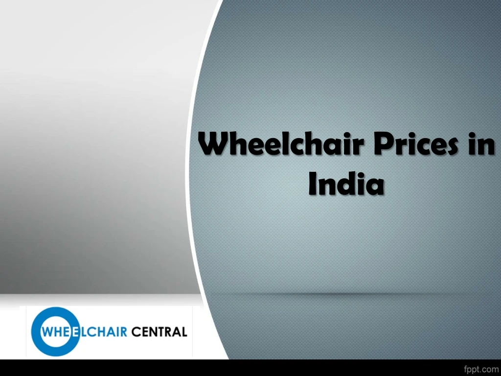 wheelchair prices in india