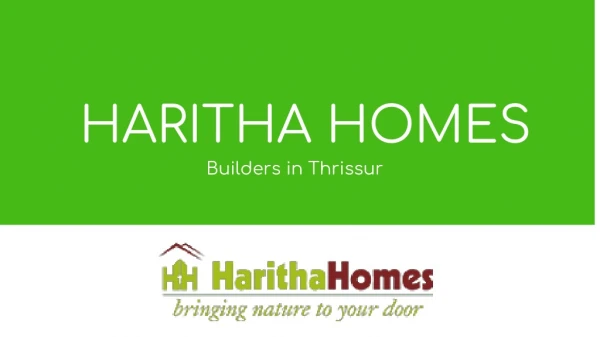 Haritha Homes - Ready to Occupy Flats in Thrissur