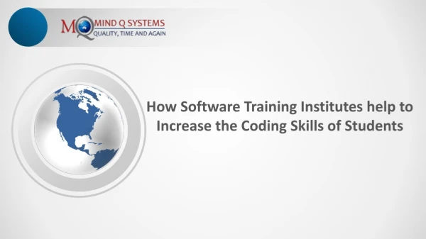 How Software Training Institutes help to Increase the Coding Skills of Students