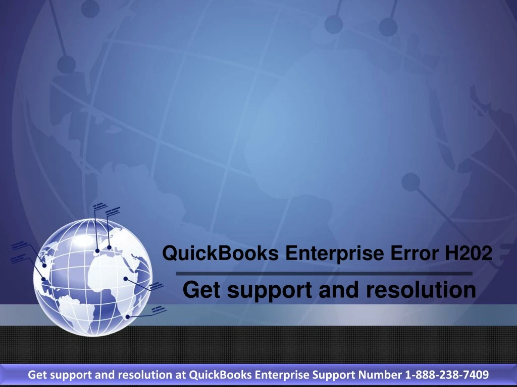quickbooks enterprise error h202
