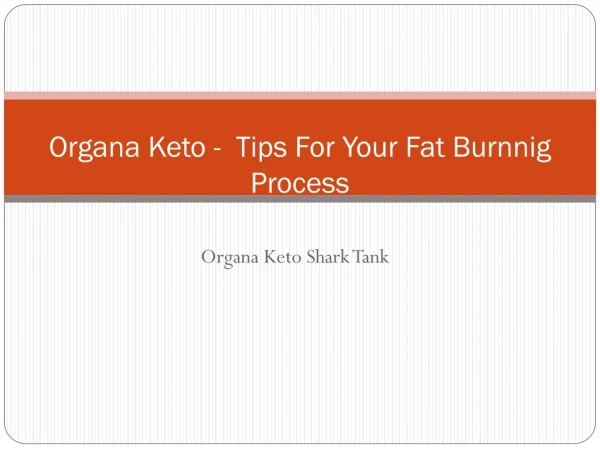 Organa Keto - 15 best tips for faster weight loss