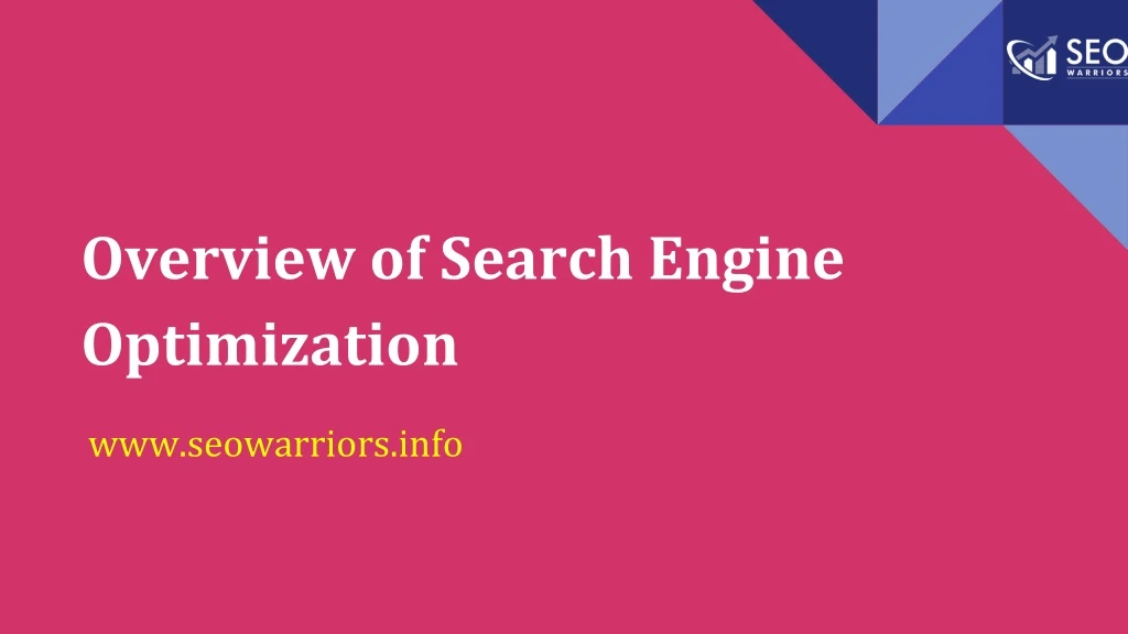 overview of search engine optimization