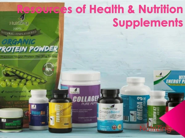 Resources of Health & Nutrition Supplements by NutriZing