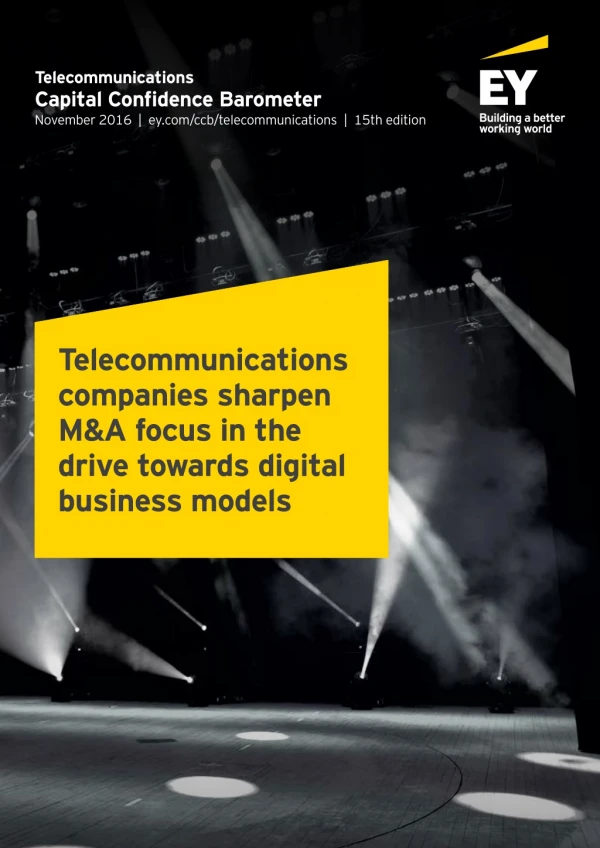 Telecom Industry: M&A Strategy to drive digital business models by EY India