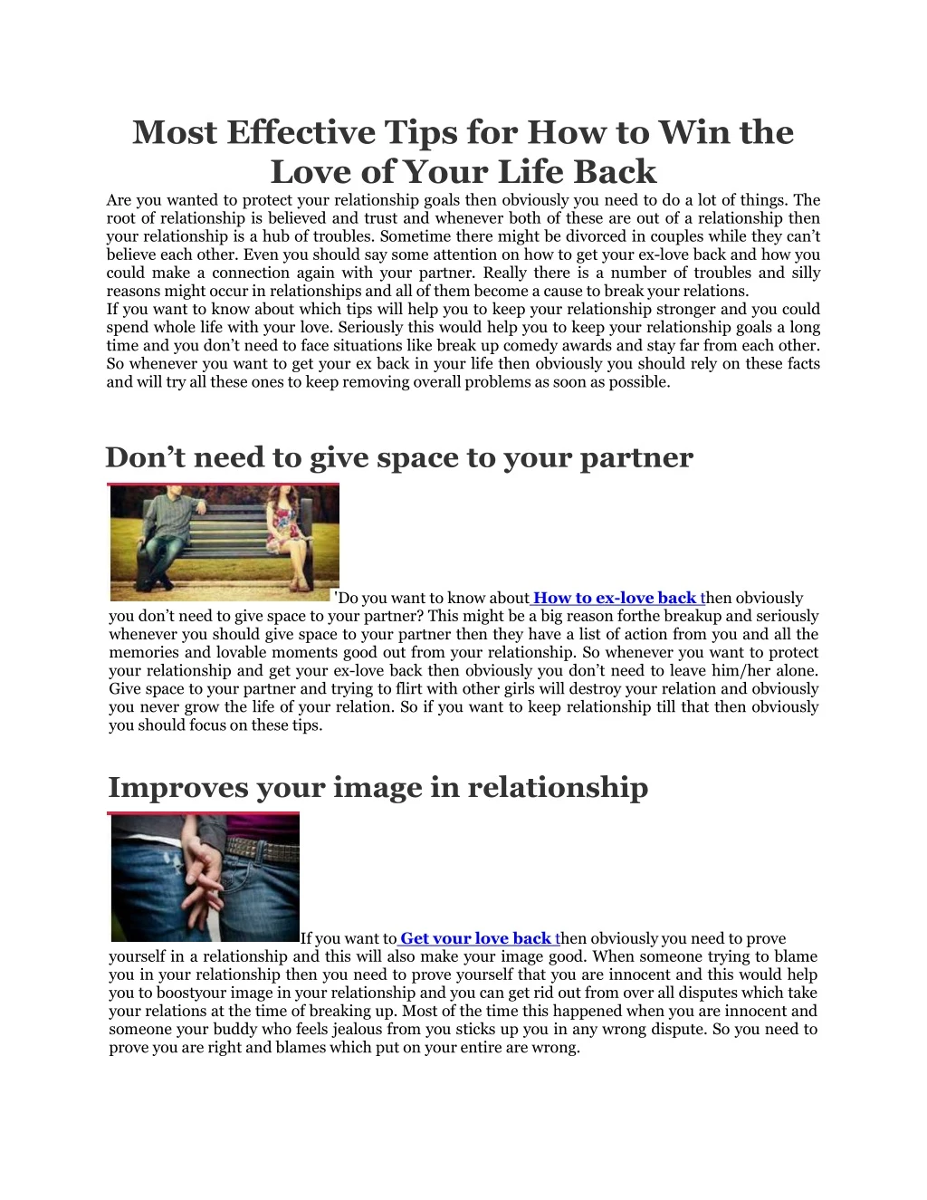 most effective tips for how to win the love