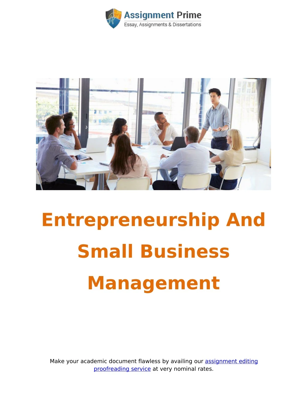 entrepreneurship and