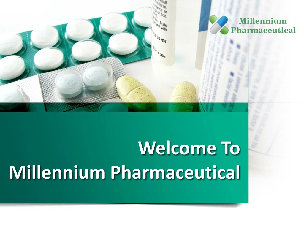 welcome to millennium pharmaceutical