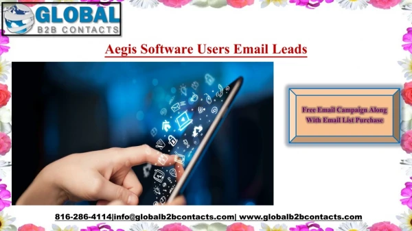 aegis software users email leads
