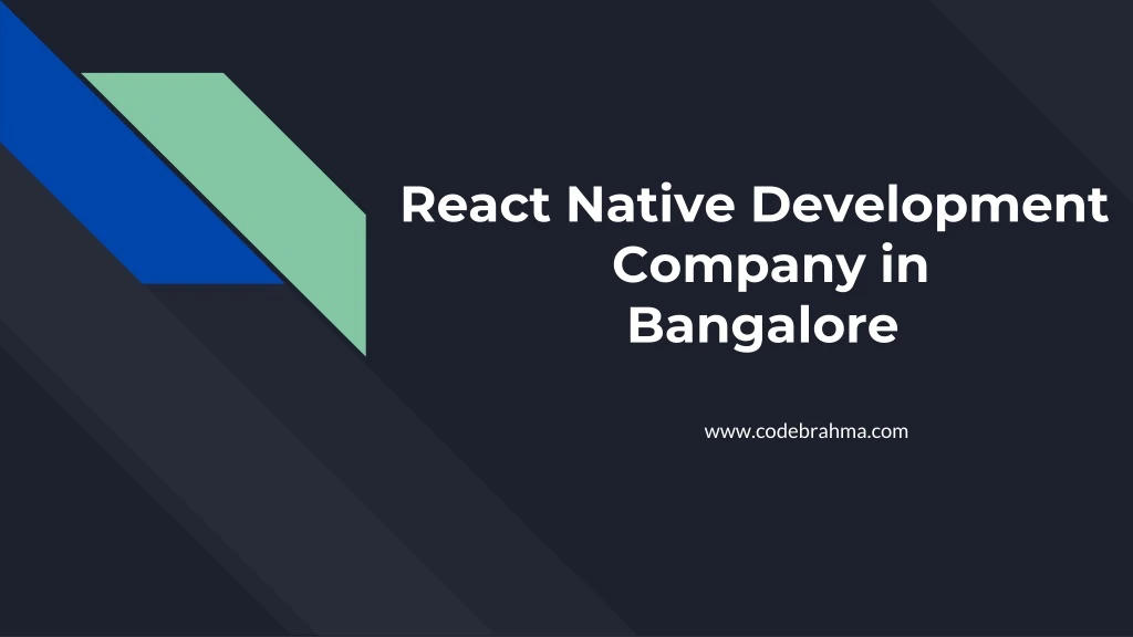 react native development company in bangalore