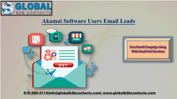 akamai software users email leads