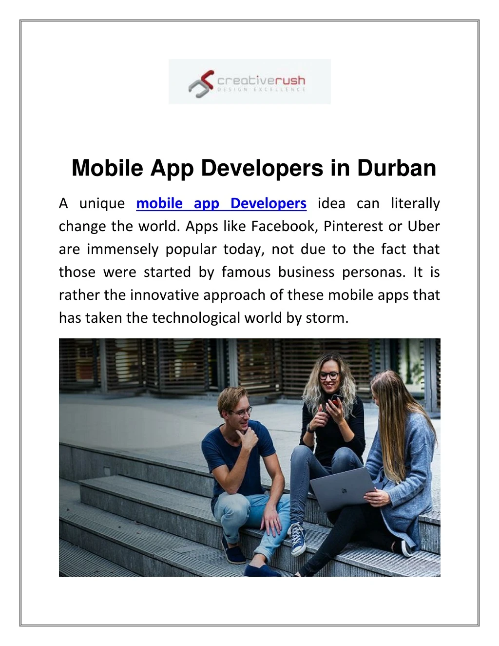 mobile app developers in durban a unique mobile
