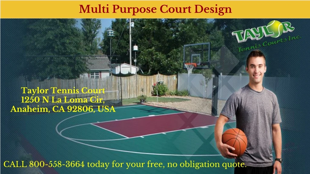 multi purpose court design