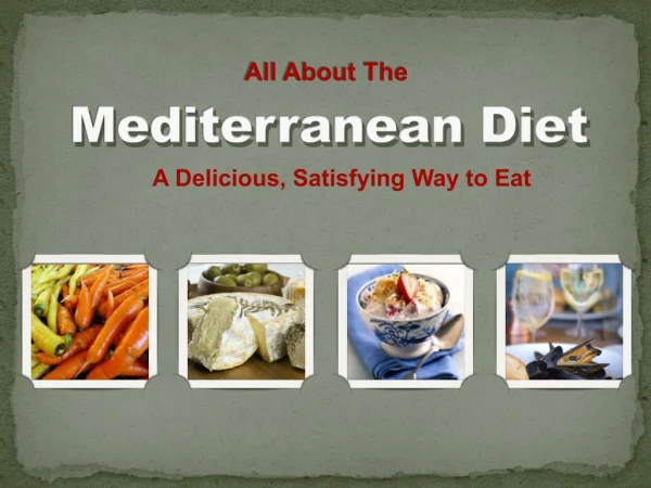 Mediterranean Diet - All You Need To Know - by The Olive Tap