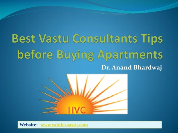 Best Vastu Consultants Tips before Buying Apartments or Office