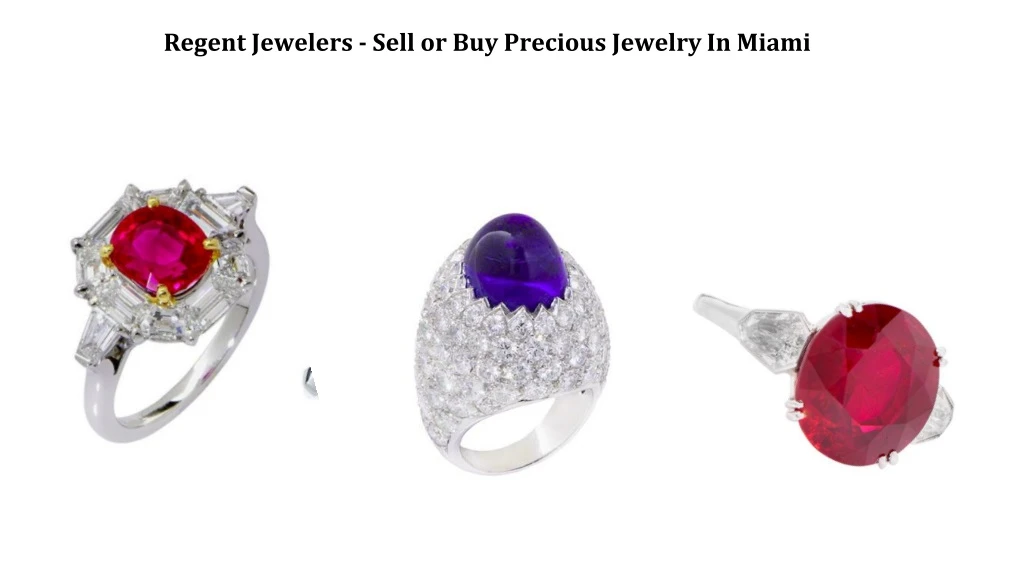 regent jewelers sell or buy precious jewelry