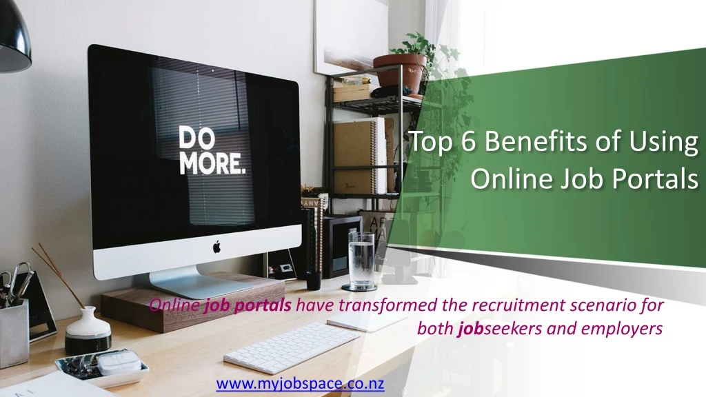 top 6 benefits of using online job portals