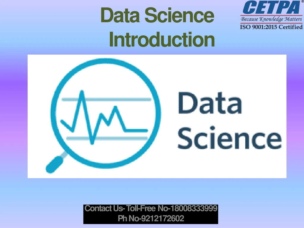 data science introduction