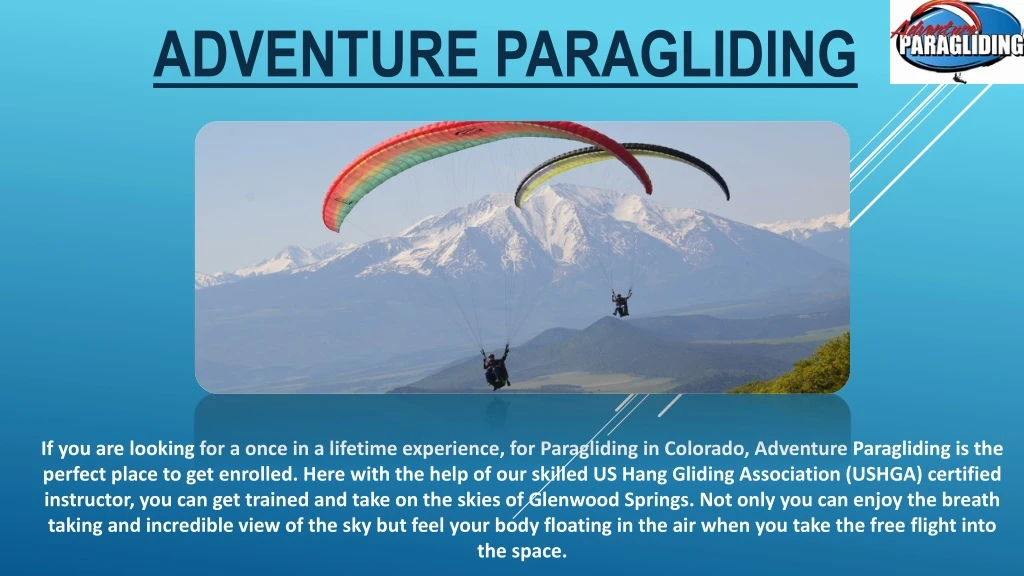 adventure paragliding