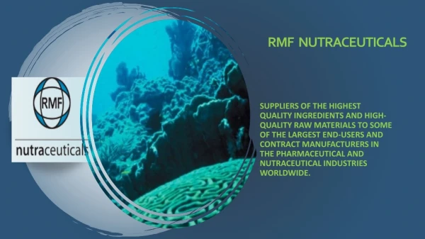 Pharmaceutical & Nutraceutical Raw Materials Christchurch