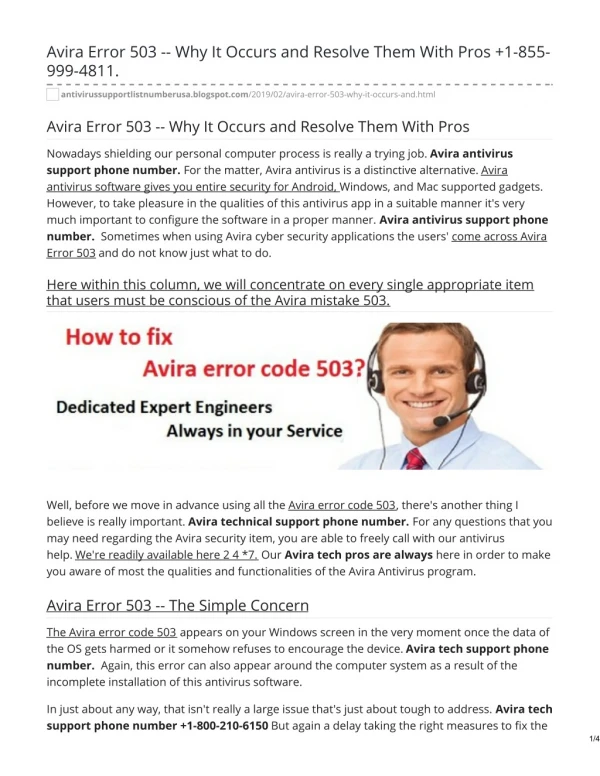 Avira Antivirus Support 1-855-999-4811 Phone Number Have the Best Way To Get System Security Assistance By Avira Custom