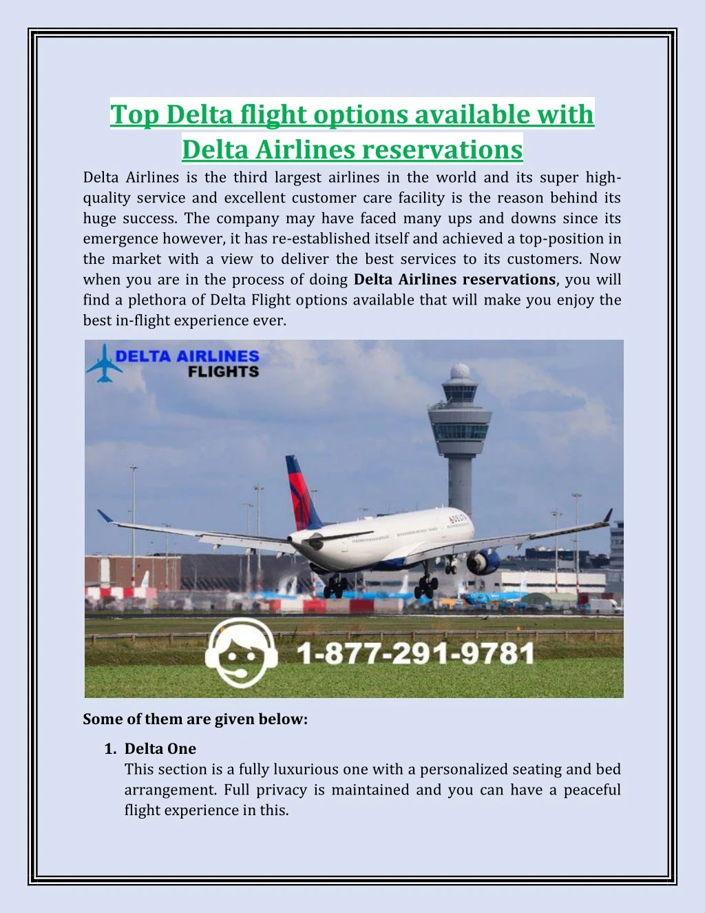 top delta flight options available with delta
