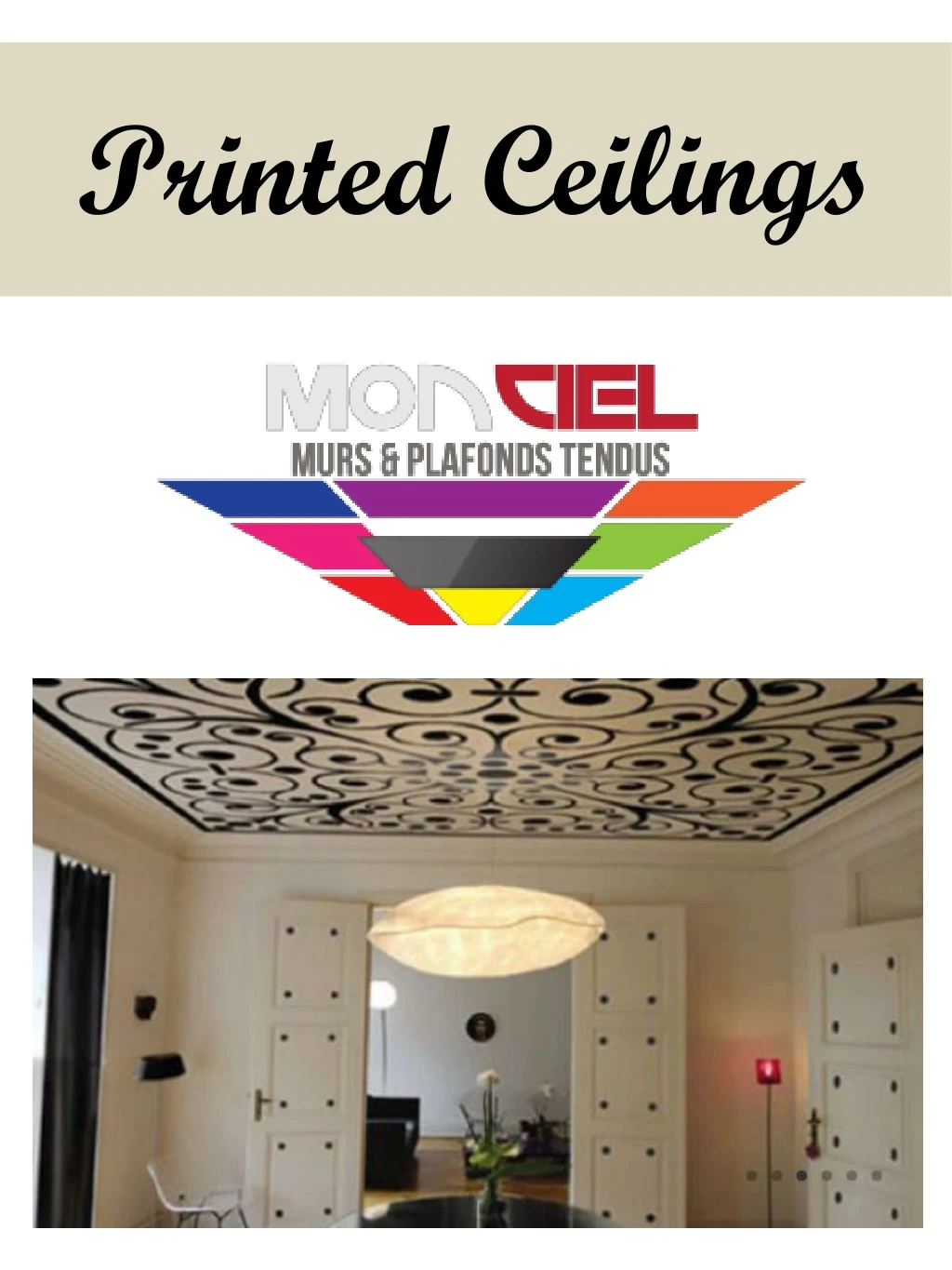 printed ceilings