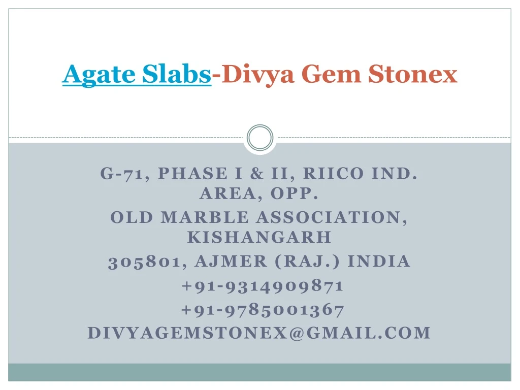 agate slabs divya gem stonex