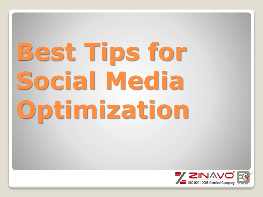 best tips for social media optimization
