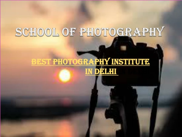 school of photography