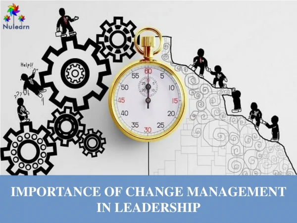 Importance of change management in leadership