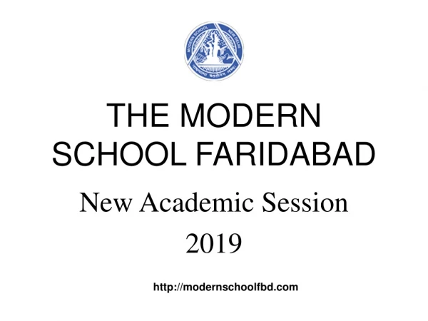 The Modern School Faridabad New Academic Session 2019